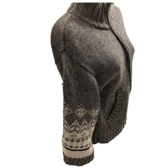 Y2K Vintage Gray Bell Sleeve Sweater - Picture 3 of 7